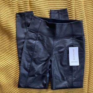 Athleta Delaney Gleam Tight in black, size S